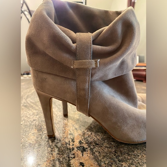 Calvin Klein, suede, heeled booties - Picture 8 of 8